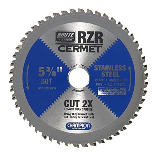 Cutting Tool Corp Circular Saw Blade 5-3/8", 50T (RZR-538-50-ST)- Cut Stainless