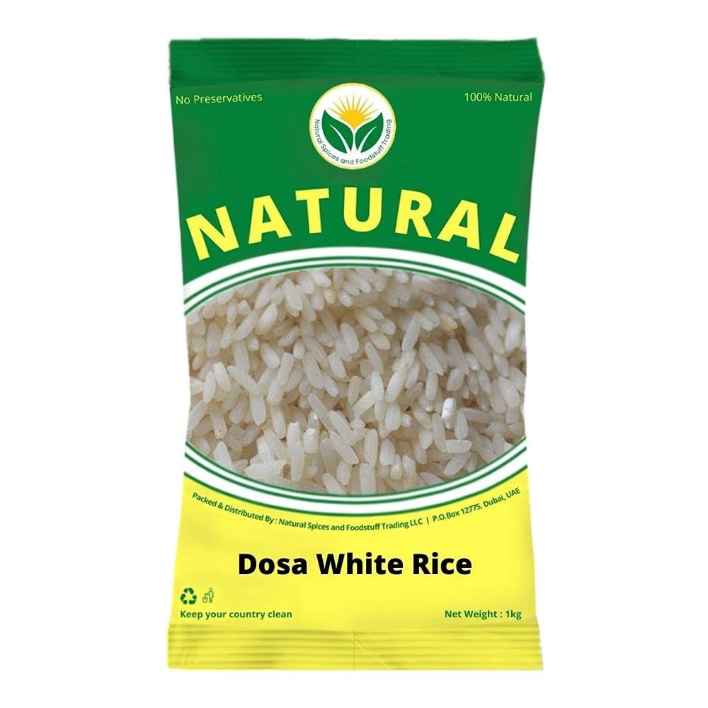 Natural Premium Dosa Rice 5kg, (White)