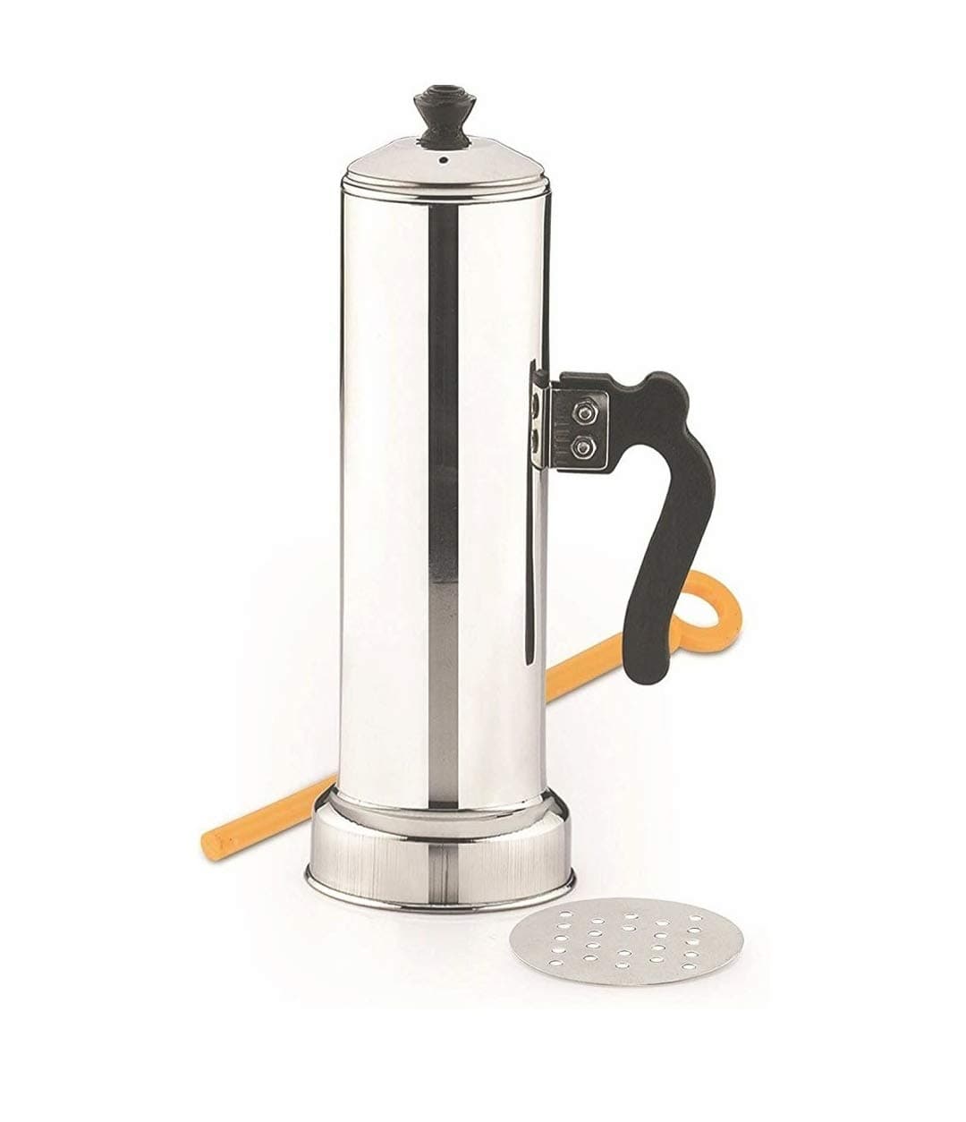 Stainless Steel Puttu Maker/Puttu Kodam with Lid - 1 Unit (16cm)