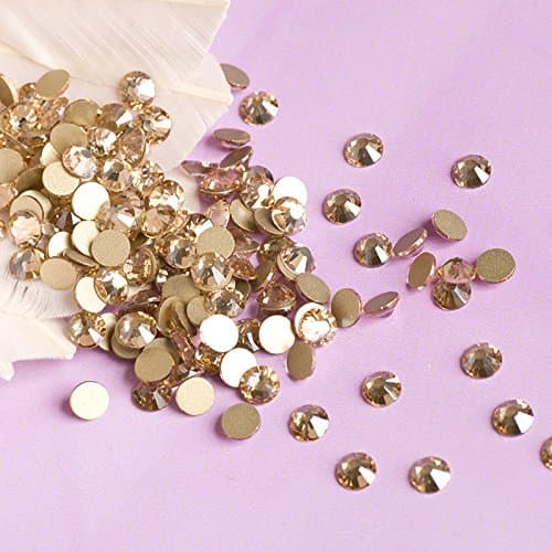 Generic SS10 1440pcs: GSHA Diamond Design 1440pcs SS10 H2058 Non Hotfix Round FlatBack Nail Art Rhinstone For DIY Nail Craft Decoration