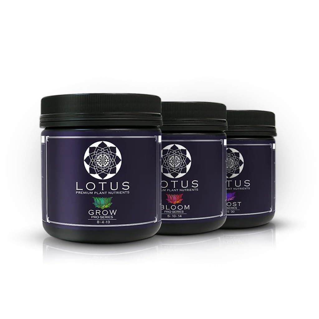 Lotus Nutrients Starter Kit (Bloom, Boost, and Grow) - Most Advanced Plant Nutrient Powder Fertilizer for Soil, hydroponics, and Other Grow Mediums.