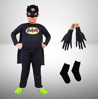 KAUSHIK ENTERPRISES Hosiery Superhero Costume For Kids Halloween Dress Fancydress Birthday Gift | Cosplay Bodysuit for Boys and Girls (2-3 Yr)