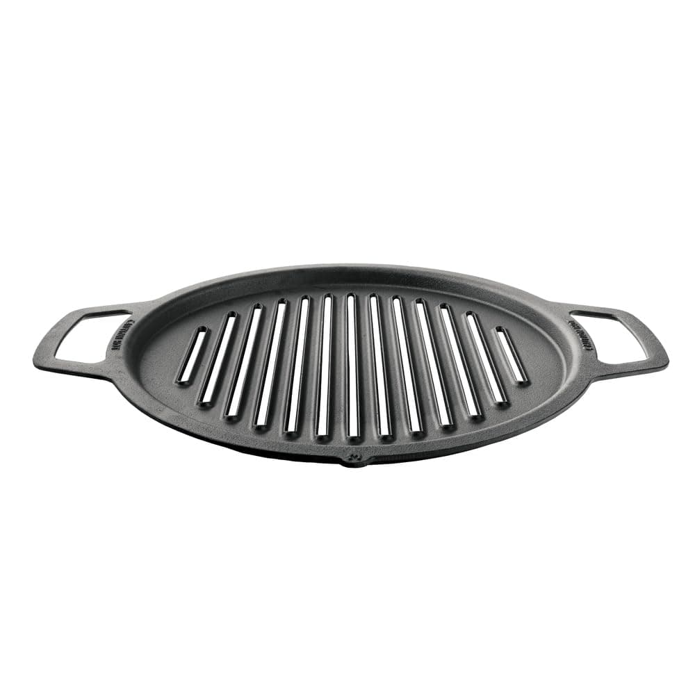 Solo Stove Large Cast Iron Grill Top, Cookware for Bonfire and Yukon fire pit, Fireplace accessory, Cooking surface: 17.75", Weight: 17 lbs