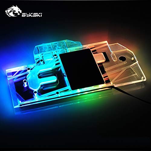 GPU Copper Water Cooling Block Full Cover Waterblock Water Block for MSI RTX 2080 Gaming X Trio 5V 3PIN RGB LED Remote Control