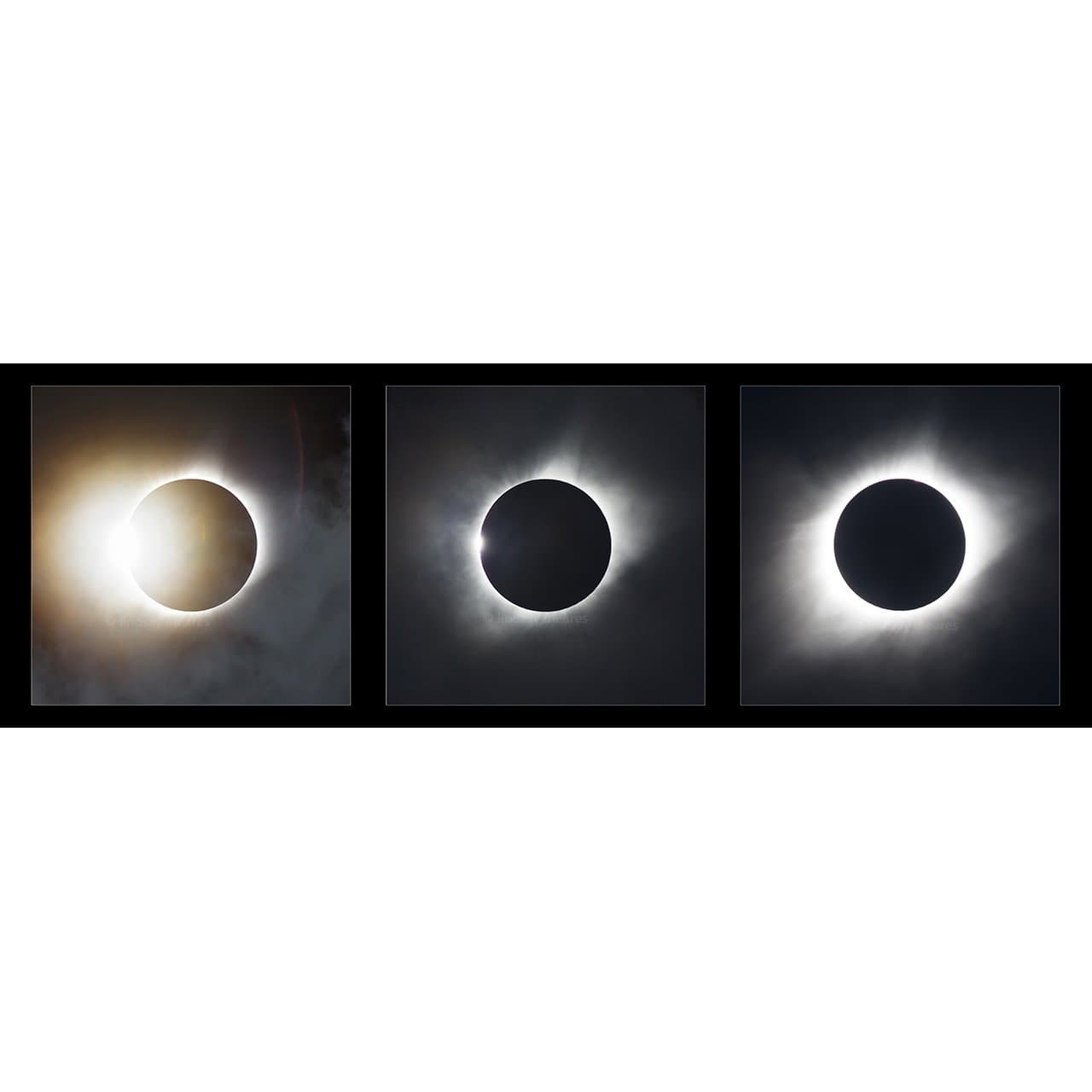 5x15 inch Panorama"2017 Total Solar Eclipse" by TravLin Photography