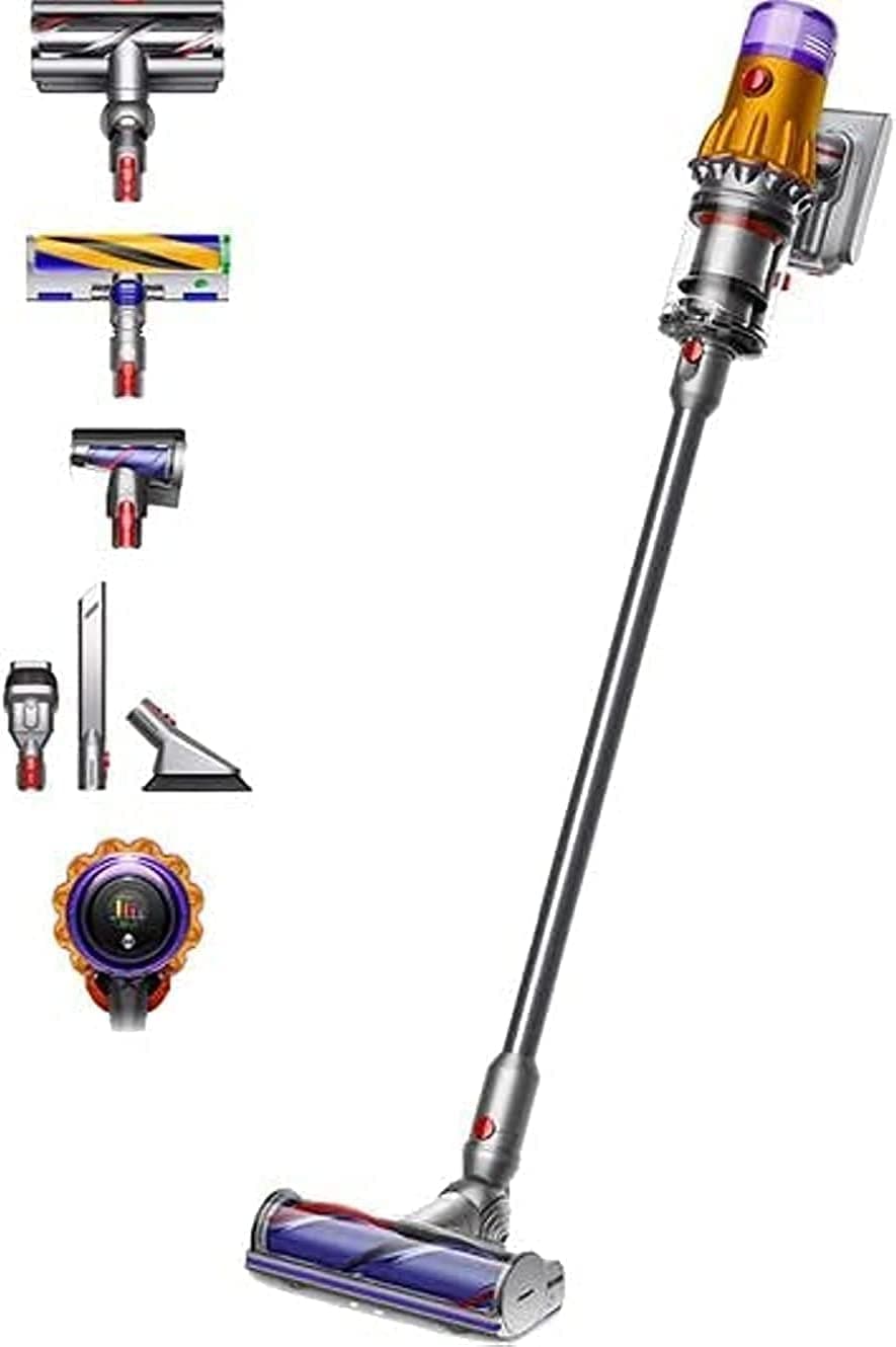 Dyson V12 Detect Slim Absolute Vacuum (Yellow & Nickel)