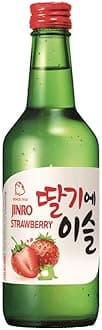 Jinro Chamisul Soju - Strawberry Flavour 350ml 13% Alc./Vol