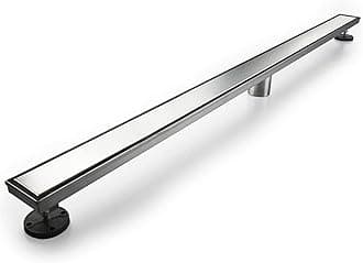 Neodrain 72-Inch Linear Shower Drain with 2-in-1 Flat & Tile Insert Cover,Brushed 304 Stainless Steel Rectangle Shower Floor Drain,Floor Shower Drain with Hair Strainer