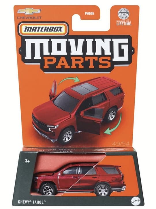 Matchbox Moving Parts Chevy Tahoe (Red)