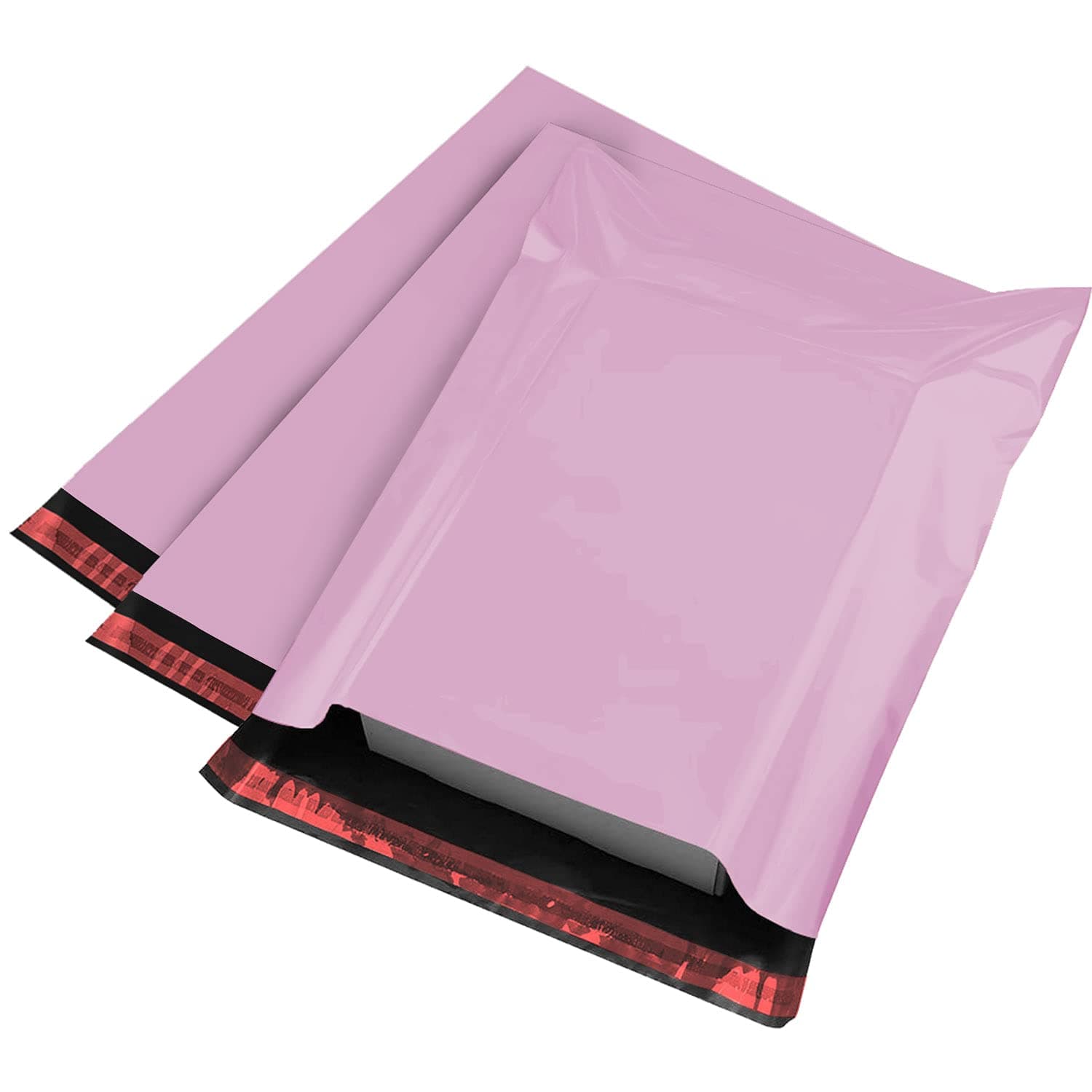 iSOUL Strong Large Grey Mailing Postal Postage Bags 12 x 16 Packaging Mailers, iSOUL [Use in Parcel, Delivery, Shipping, Mail, Package] [Plastic Envelopes] Baby Pink 100 Pack