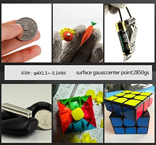 HATCHMATIC 1000pcs Bulk Mini Magnet Diameter 2-4mm,2x1mm, 2x2mm, 3x1mm, 3x2mm, 3x3mm, 3x5mm, 4x1mm, 4x2mm, 4x3mm, 4x4mm, 4x5mm, 4x1.5mm: 4x1 1000pcs