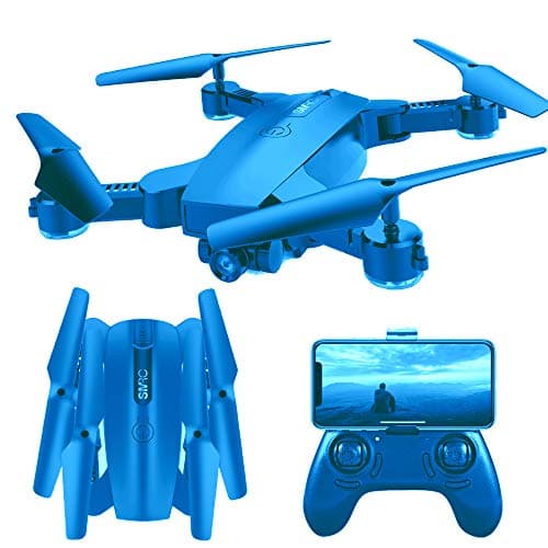 SGOTA RC Drone with Dual 720P HD 2mp Cameras Foldable FPV WiFi RC Quadcopter 2.4Ghz Remote Control Drone with Follow Me Mode (S6)