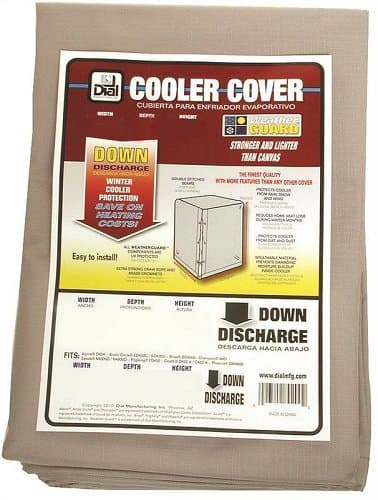 Dial Manufacturing WeatherGuard Evaporative Cooler Cover - Down Draft - 28" w 28" d 34" h