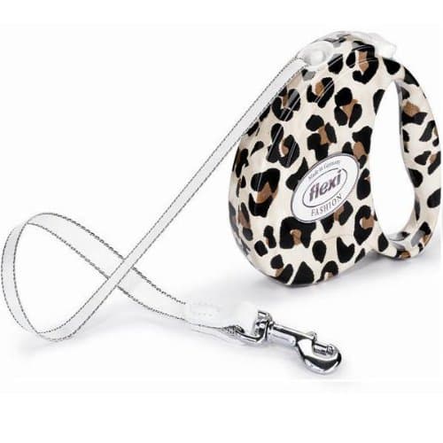 FLEXI FAE.206.Leo.10 Fashion Leopard Retractable Leash, Medium