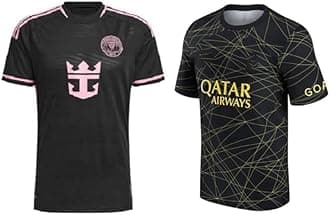 GenericInter Miamii M10 Black Football Pariss Jersey 2024/2025 for Men,Boys