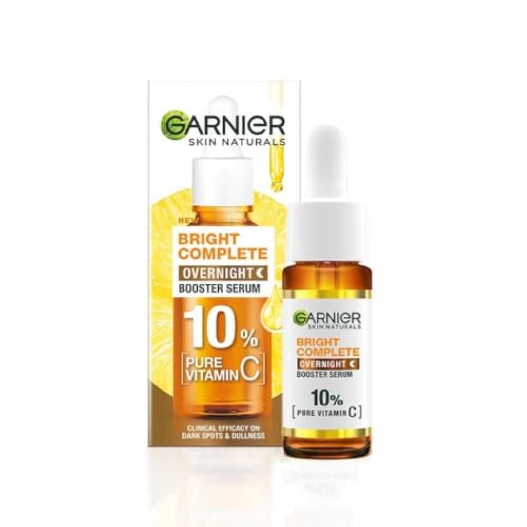 Bright Complete Night Vitamin C Serum With 10% Pure For Skin, Pm Routine Suitable All Skin Types, 15Ml