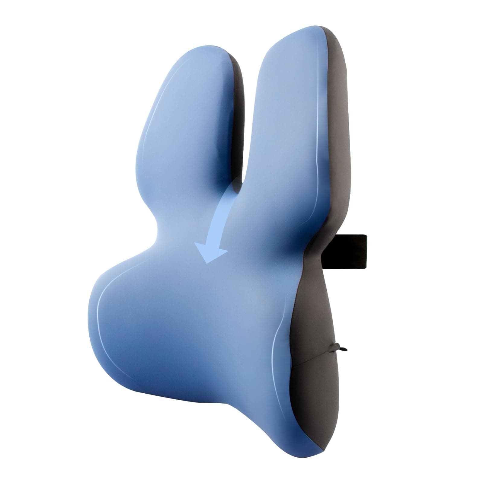 Lumbar Support Pillow for Office Chair Car Seat Back Support Cushion Ergonomic Lumbar Pillow for Back Pain Relief Memory Foam Back Support Pillow Desk Chair Back Cushion w/Strap