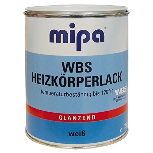Mipa WBS Radiator Paint White Gloss 750ml