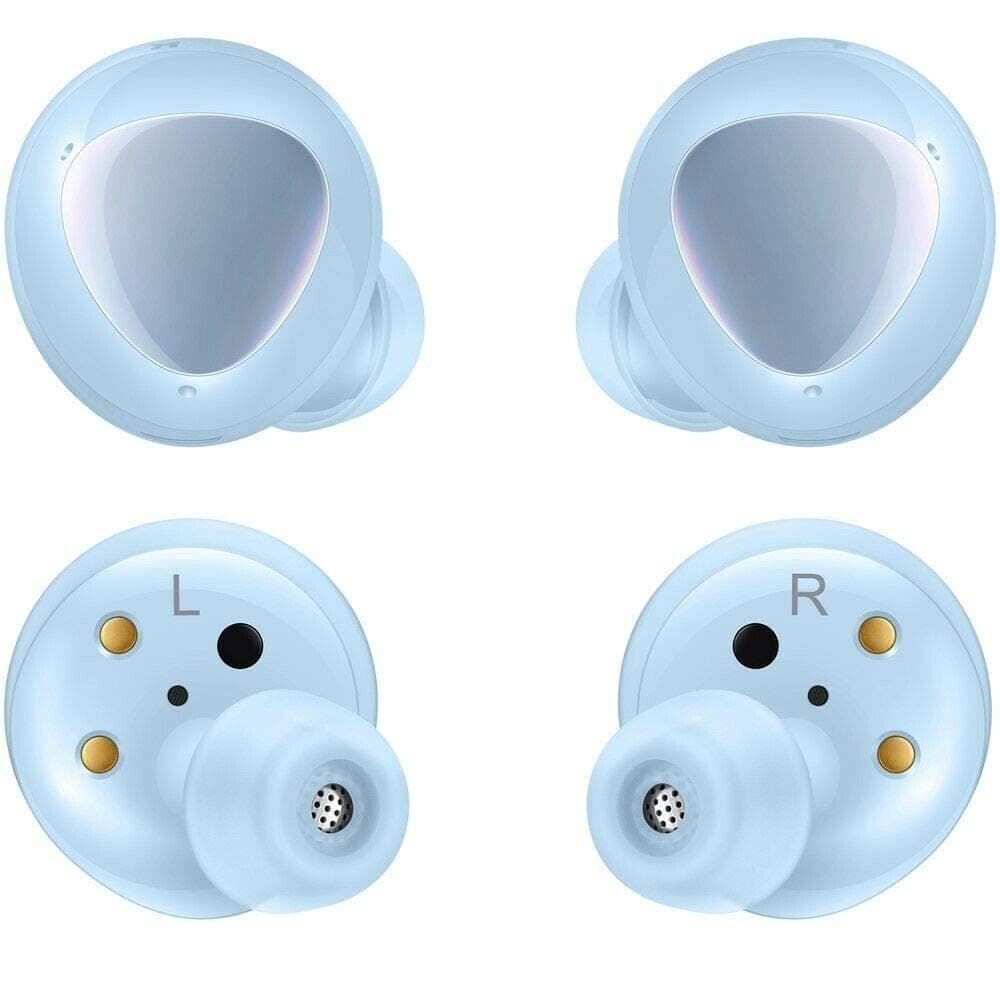 Samsung Galaxy Buds+ Plus, True Wireless Earbuds w/Improved Battery and Call Quality (Wireless Charging Case Included), (Cloud Blue) (Renewed)