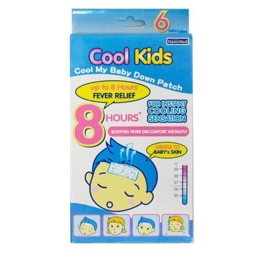 Cool Kids 6 Sheets Cooling Plaster Cooling Pads for Children