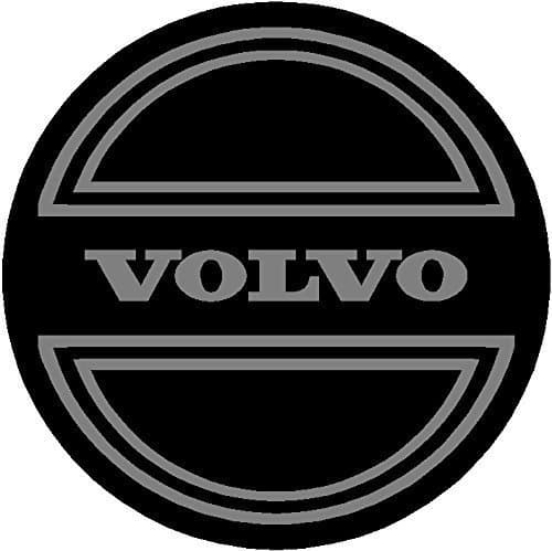 Volvo Black and Gray Replacement Decal Sticker 6 Piece Set (2.5")