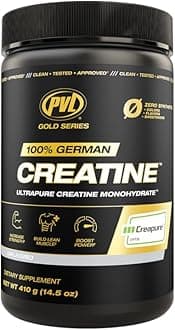 Creapure Creatine – 100% Pure German Creatine Monohydrate Powder-Pharmaceutical Grade Muscle Building Supplement for Strength Training, Pre Workout & Post Workout Protein Support–410g 82 Servings