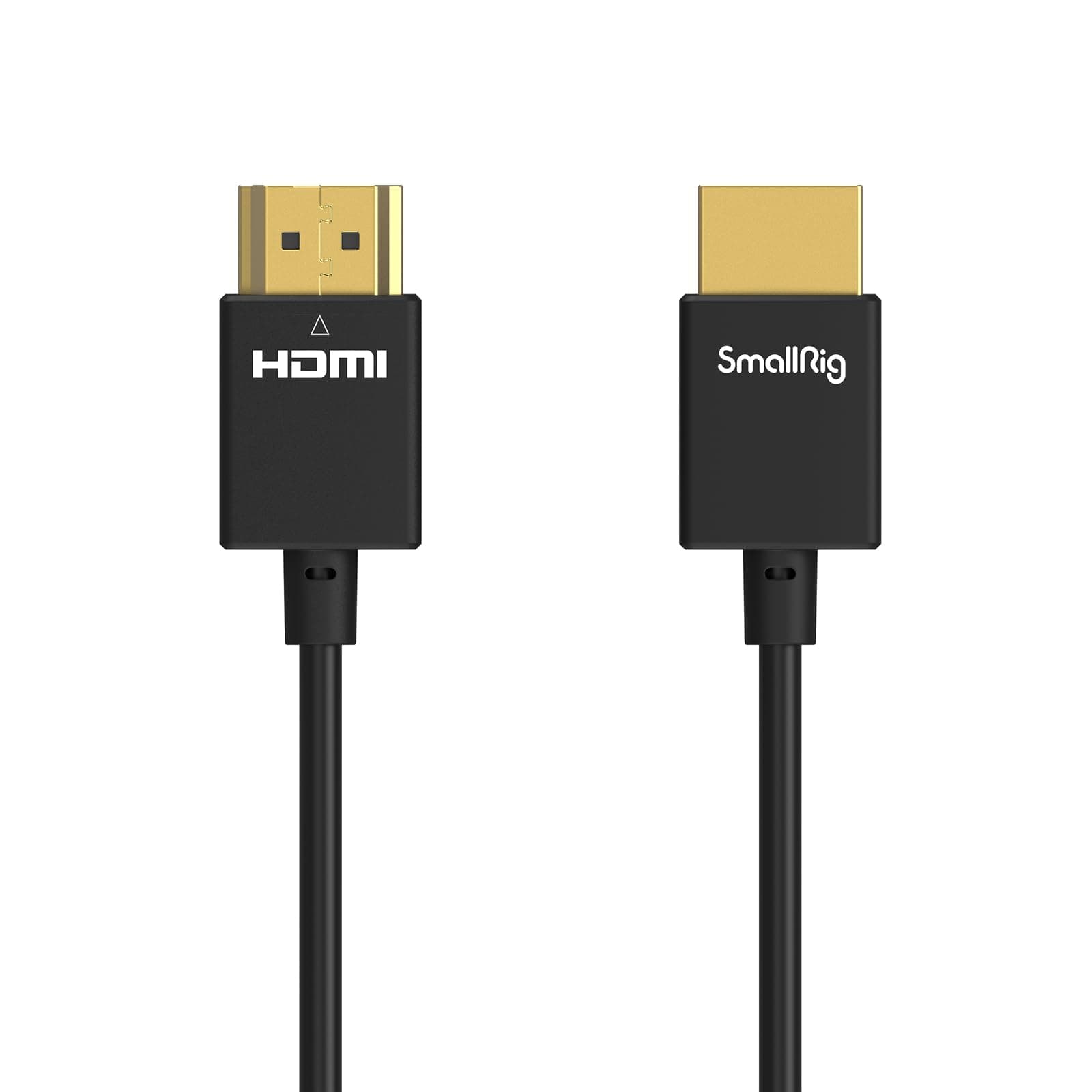 SmallRig Ultra Thin HDMI Cable 35cm/1.15ft 4K Ultra Flexible Slim HDMI Cord High Speed Support 3D 4K@60Hz Ethernet ARC Type-A Male to Male for Camera Camcorder Monitor Gimbal - 2956