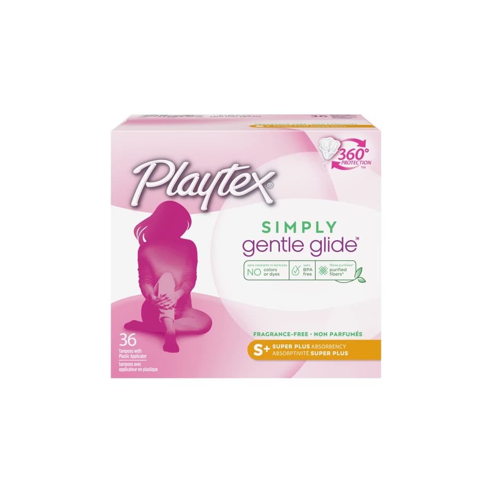 Tampons Gentle Glide Deodorant Super Plus 36 directly from USA.