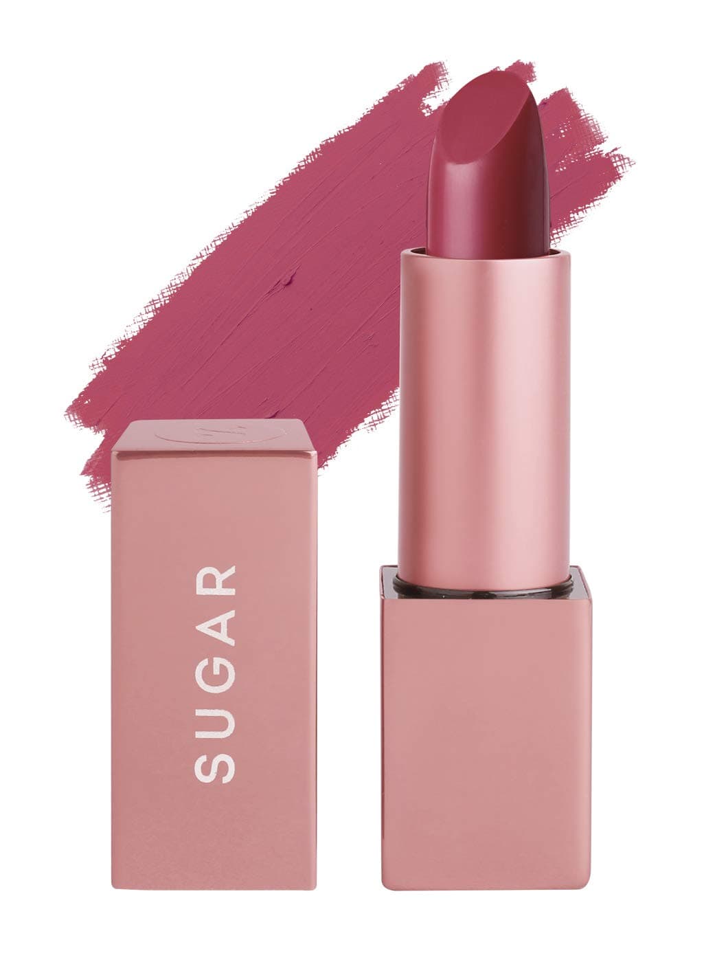 SUGAR Cosmetics Mettle Matte Lipstick, Superior Pigmentation, Ultra-Light Smooth Silky Lips - 06 Ambrosia (Soft Peach)