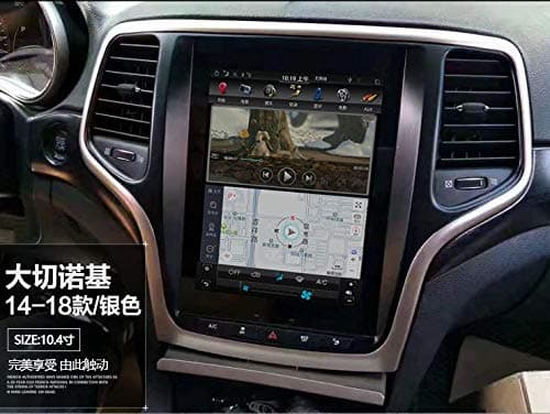 10.4-13.6" Octacore Car DVD Player 1280x800 Vertical Screen 2GB RAM 32GB ROM Stereo GPS Navigation Radio for Jeep Grand Cherokee 2009-2018 (Octa CORE Year 2014-2018)