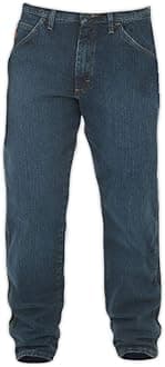 Wrangler FRAC50M32X30 FR Men's Dual-Hazard Relaxed-Fit Jeans, 32x30, Blue
