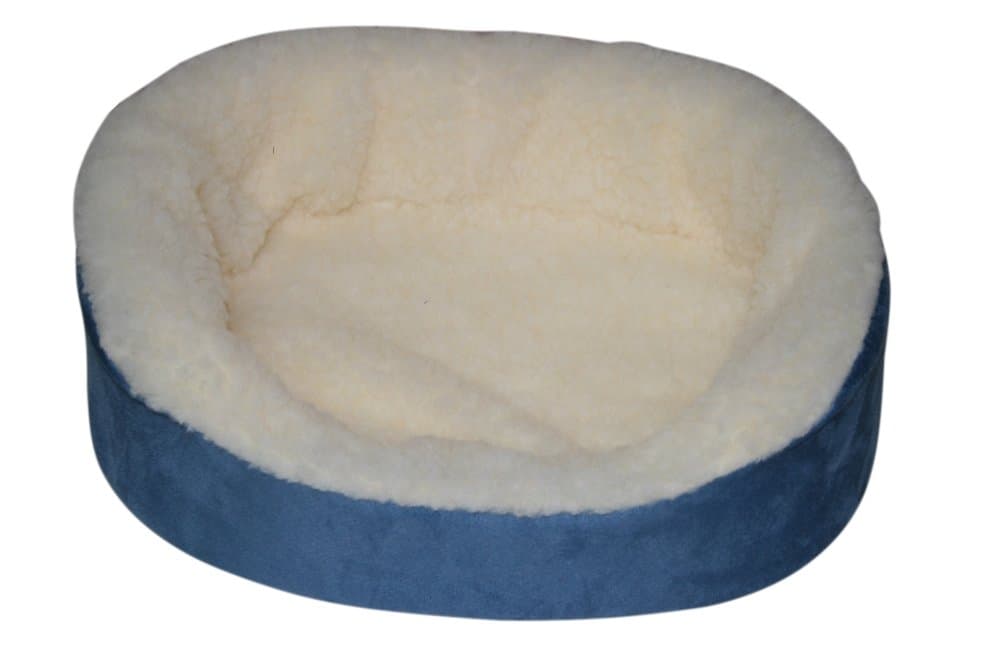 Lounger, Small, Light Blue 21 x 7 x 16 inches