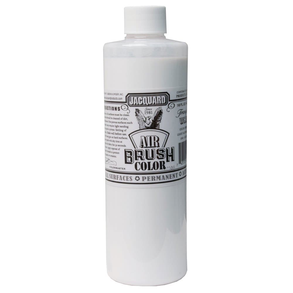 Jacquard Airbrush Color 16Oz Transparent White