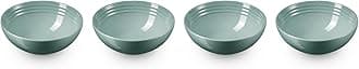 Stoneware Set of 4 Soup Bowls, 22 oz. (6.25") each, Sea Salt