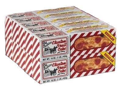 FRUIT CAKE 10 - 1 lb Dark Recipe Claxton Fruitcakes