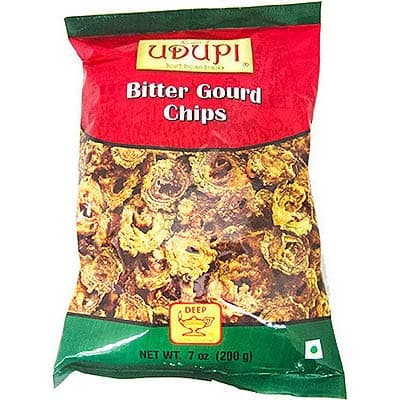 Pack of 2 - Udupi Bitter Gourd Chips (7 Ounces Each)