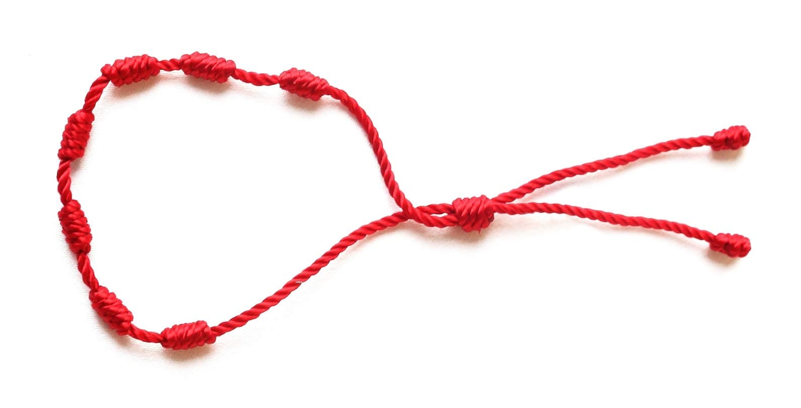 CMID LLC Seven Knot Red Bracelet Anklet String For Protection Evil Eye, Good Luck Men Women Baby Kids Couples Amulet/Pulsera Roja Hilo Suerte Mal De Ojo Amuleto Karma Mujer Hombre Bebes Proteccion