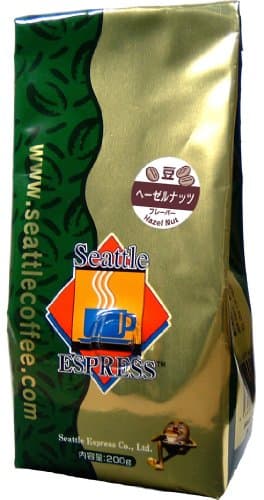 SEATTLE ESPRESS FLAVOR COFFEE Seattle es press Flavored Coffee Hazelnut 200g (beans)