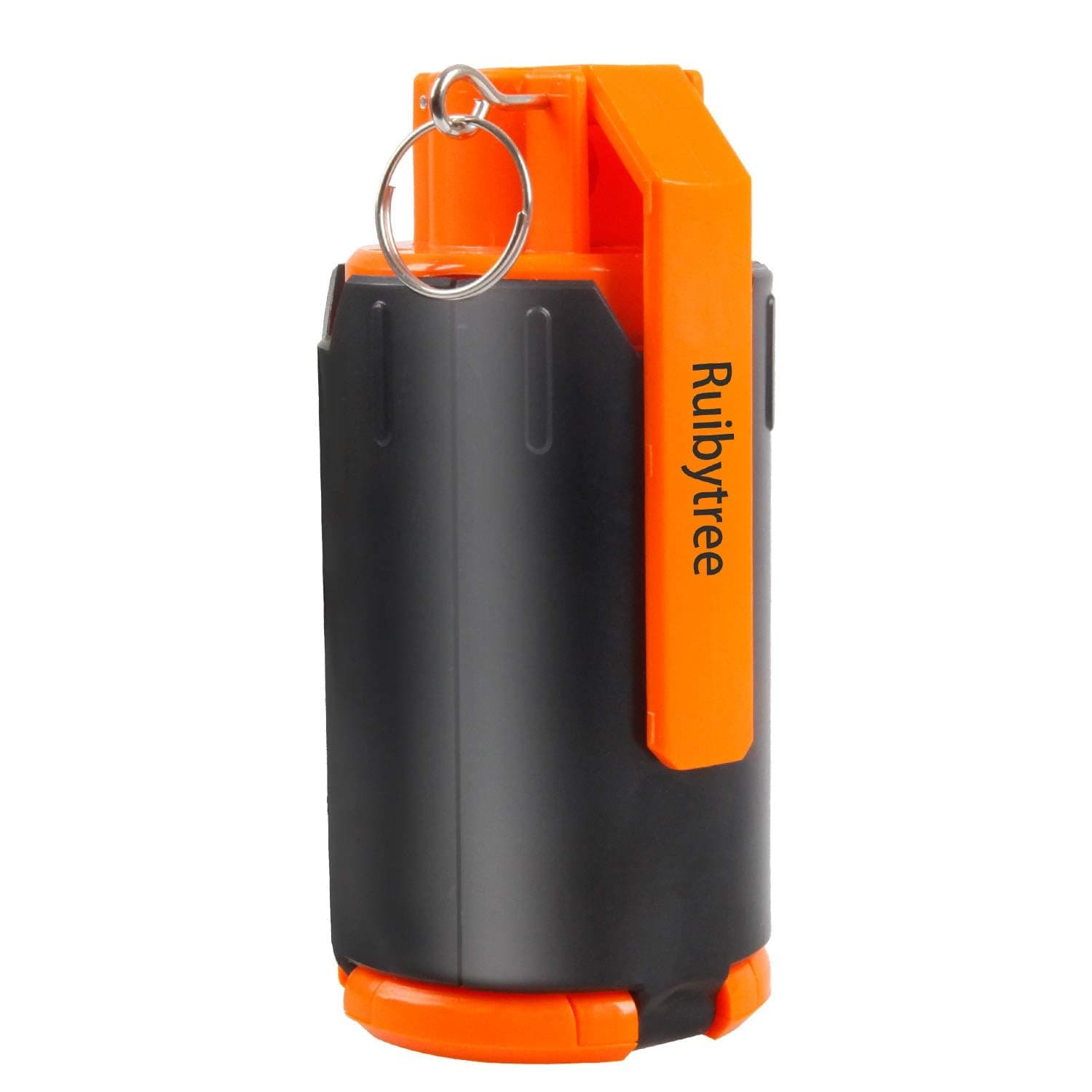 Tactical CS Plastic Grenade Toys, for Nerf Rival Ammo Bomb, Metal Pull Ring Grenade Toy