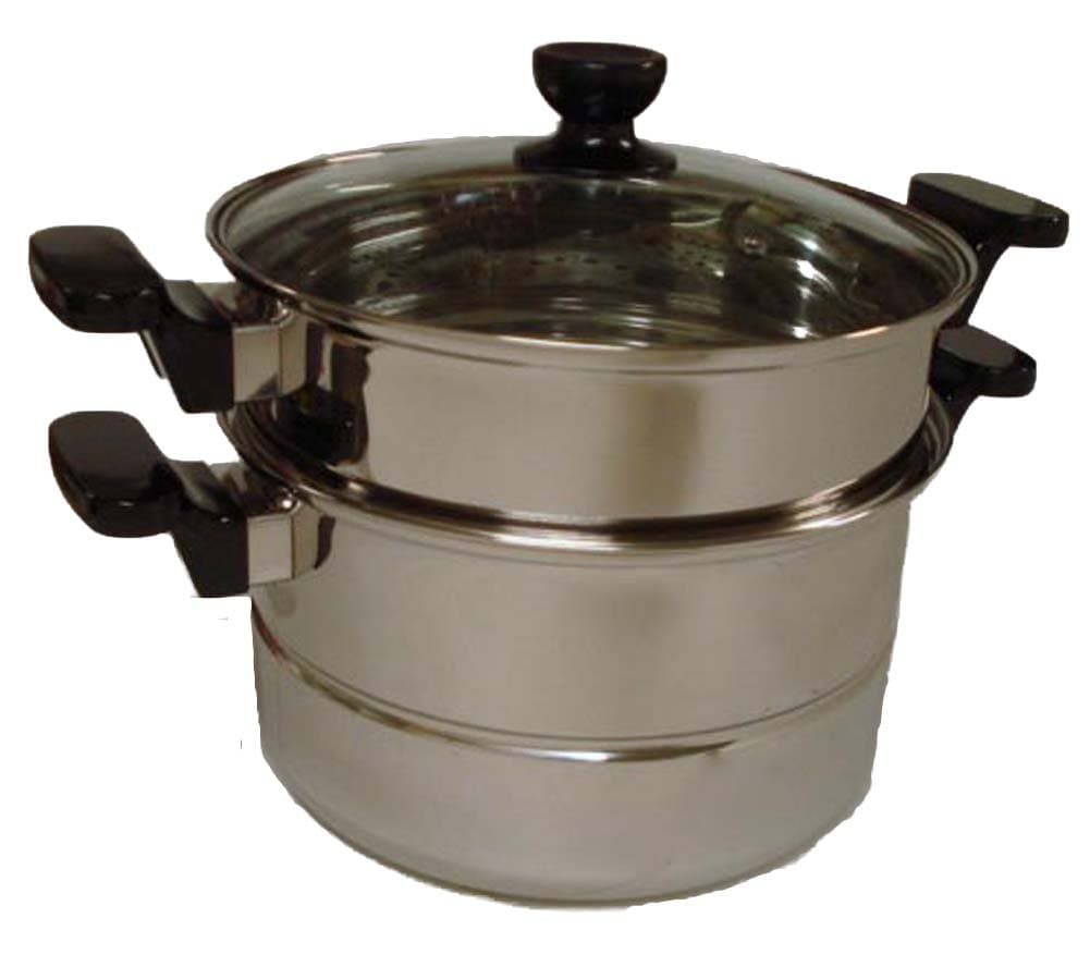 Tiered Stainless Steel Steamer Set 24 cm #S0050