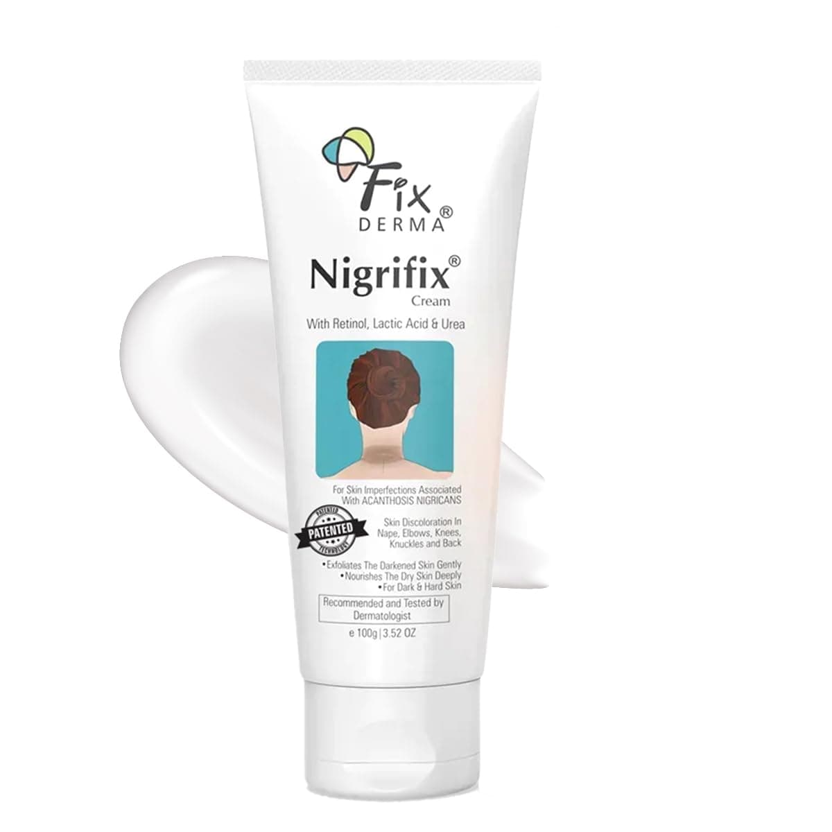 Fixderma Nigrifix cream for Acanthosis Nigricans | Underarm Cream Effective for Armpit, Knees, Elbows & Knuckles | Dermatologist Tested - 3.52 OZ