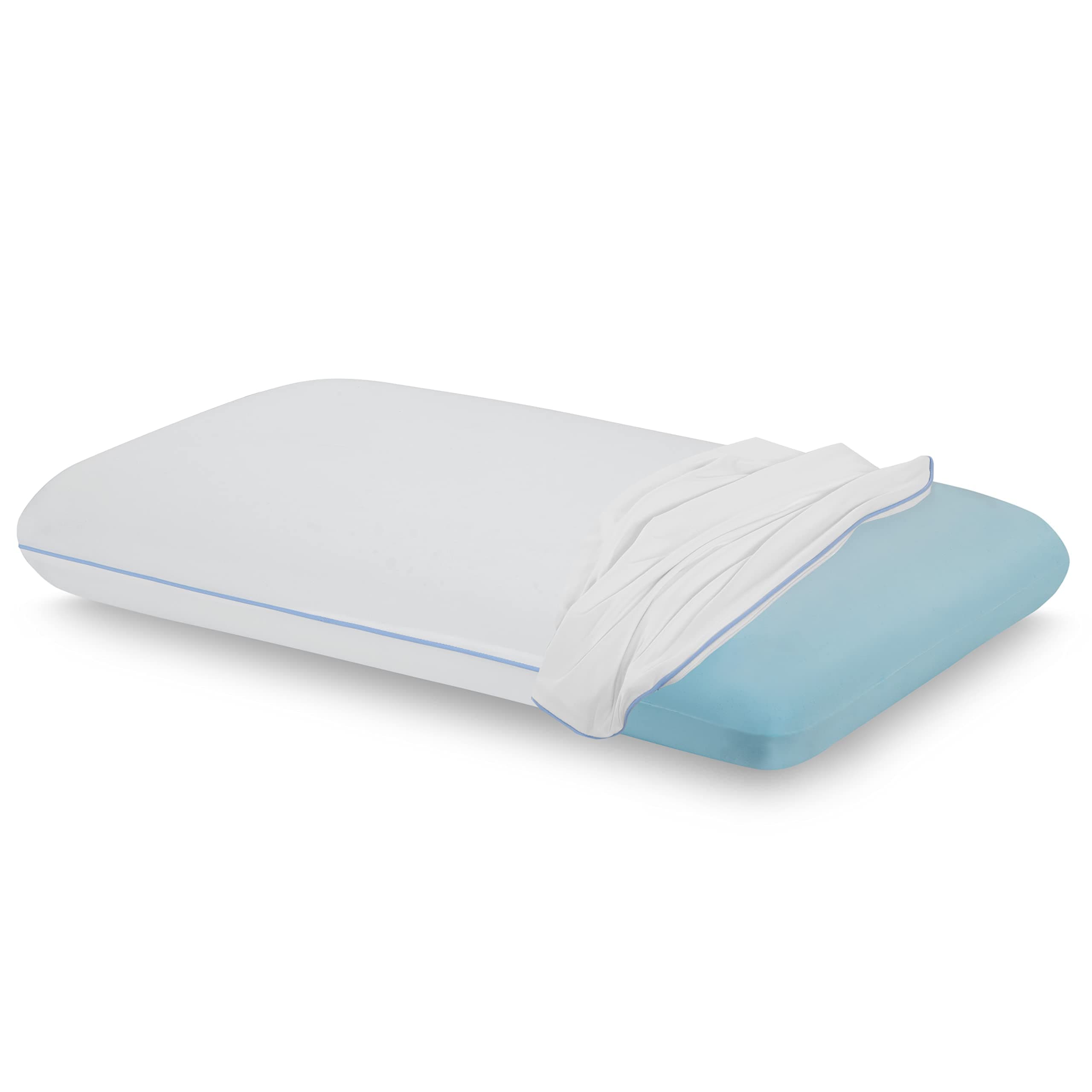 Dream SerenityCool Sleep Standard/Queen Memory Foam Pillow (28" x 16" x 5")
