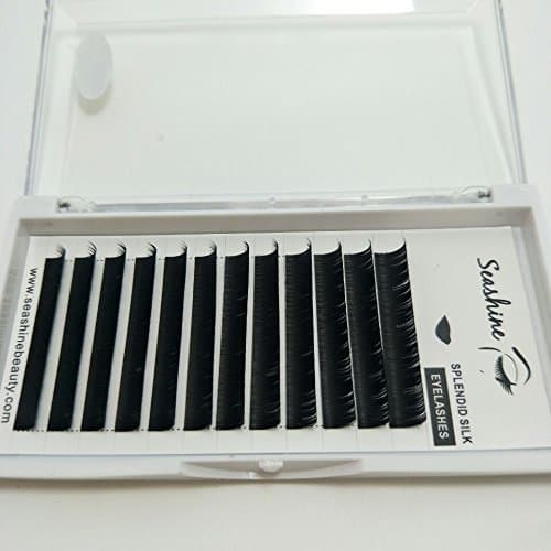 Seashine Professional 3D Individual Eyelash Extensions C-Curl 0.25 Thickness 10-15mm Wholesale Blink Mink Lahes Professional Salon Use For Makeup And Beauty Factory Price (11mm)