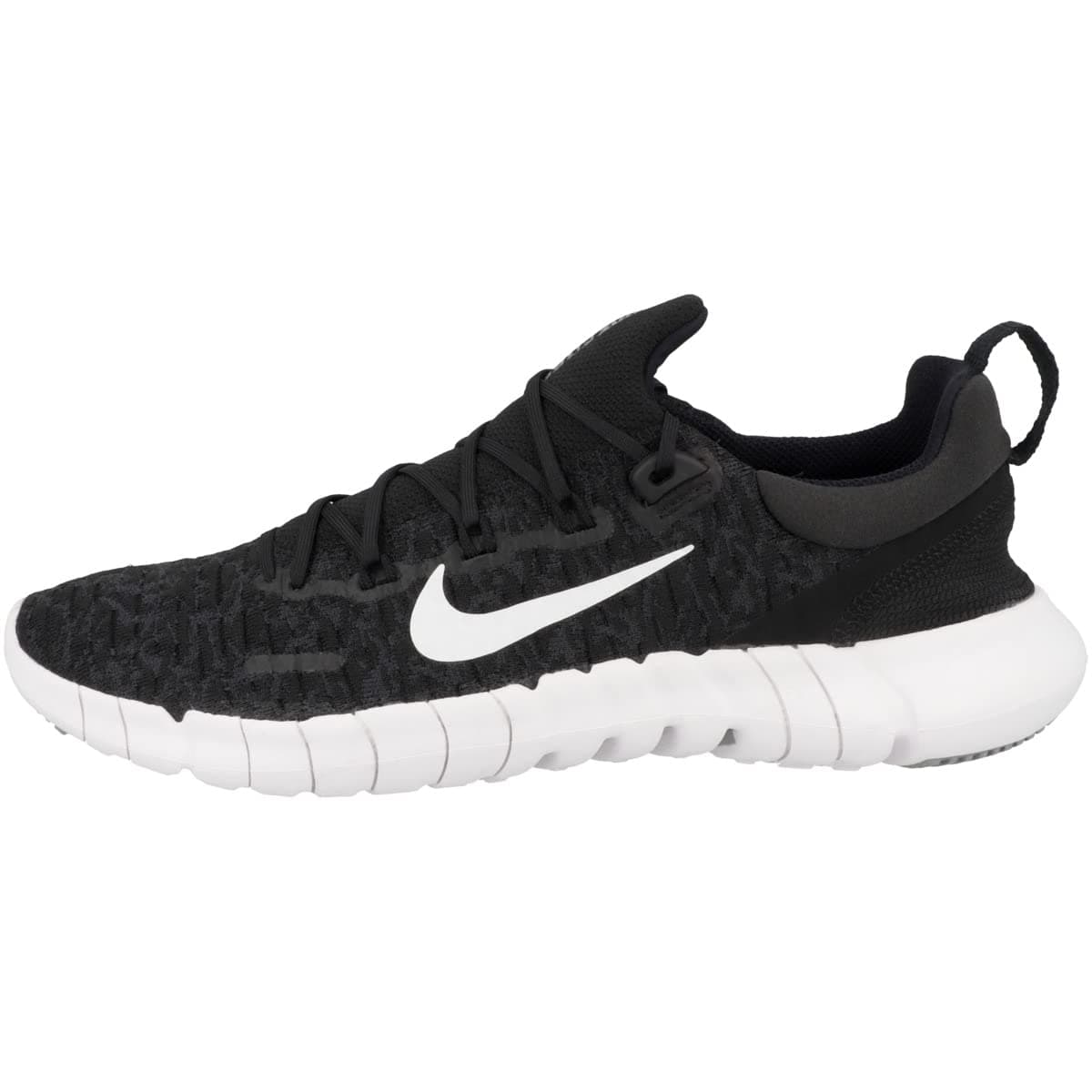 Nike Free Run 5.0 Sneaker - Black-White-Dk Smoke Grey