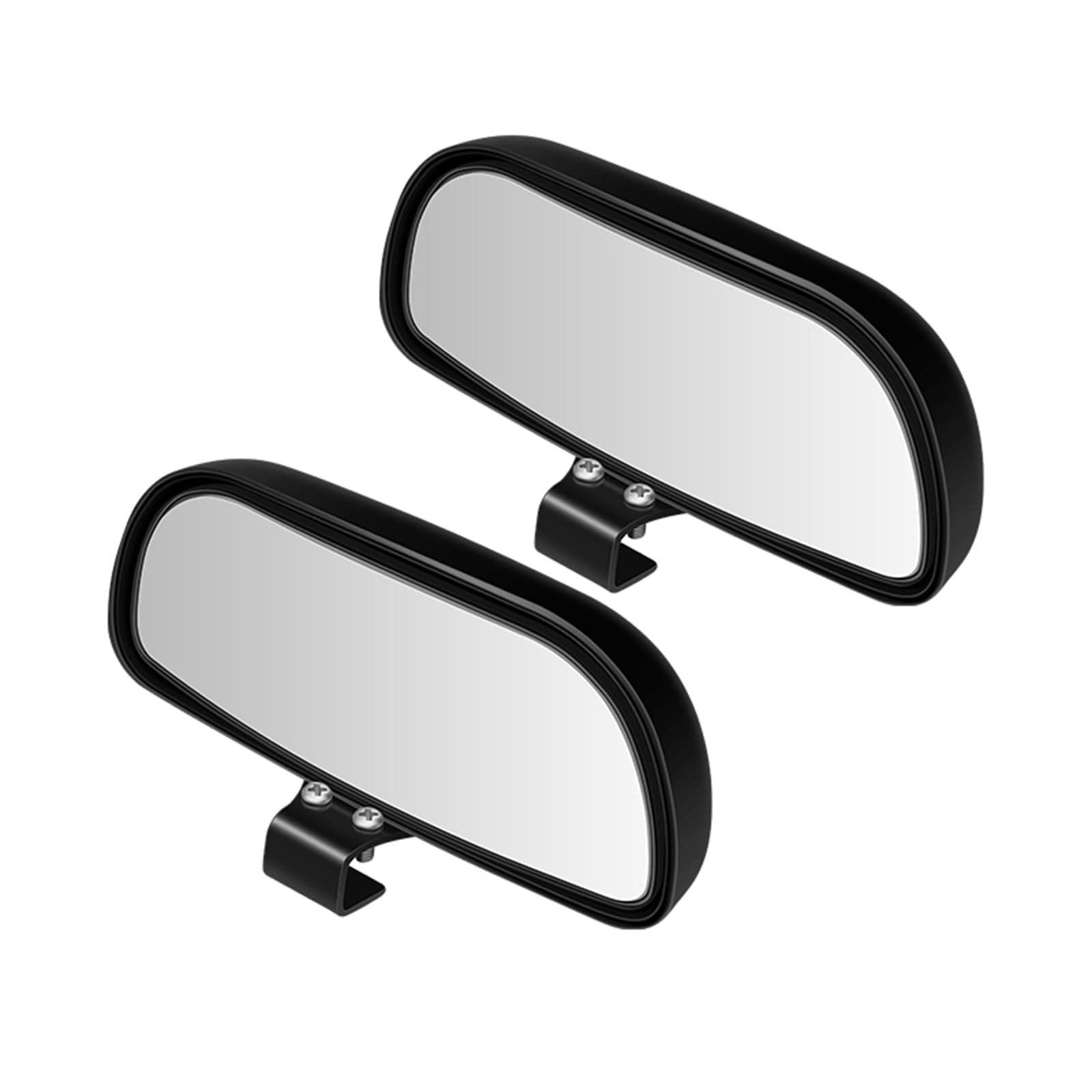 Blind Spot Mirror for Car, HD Glass Convex Wide Angle Blindspot Rear View Mirrors, Adjustable Clip On Car Side Mirror for Trucks SUVs Jeep RVs, Fits Max 0.16in/0.4cm Framed Mirrors