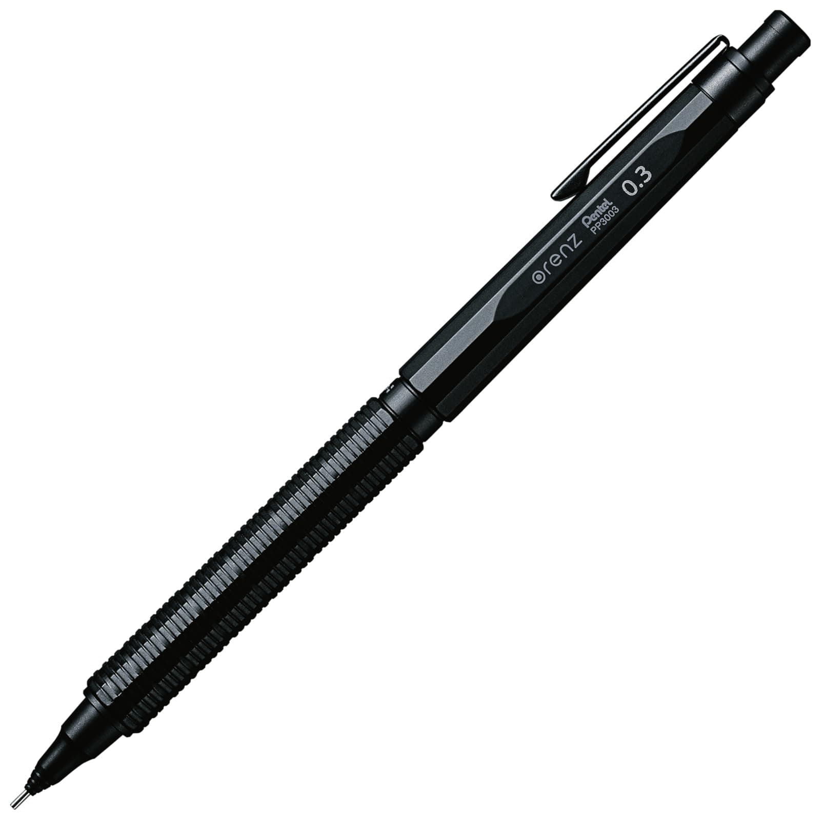 Pentel Orennero Mechanical Pencil, 0.3mm, PP3003-A, Black