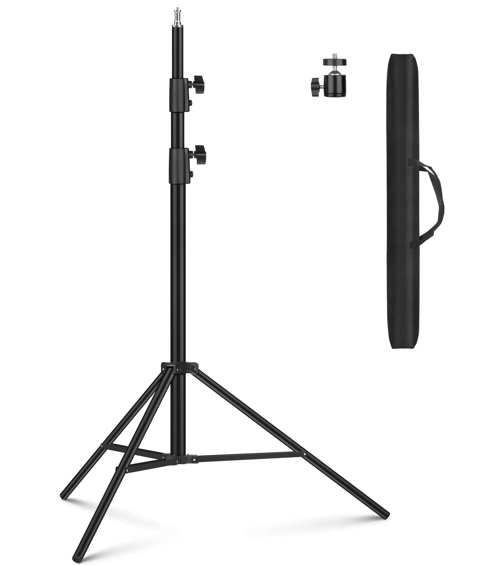Photography Light Stand Heavy Duty Tripod, Sdfghj 9.2 ft/110''/280cm Aluminum Lighting Stand for Relfectors Photographic Portrait, Softbox, Umbrella, Strobe Light, Flash, Ring Light, with Carry Bag