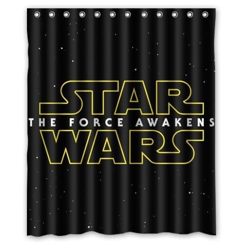 Comfort Home Style Custom Star Wars The Force Awakens Pattern Design Waterproof Polyester Fabric Shower Curtain,Bathroom decor 60"x72"
