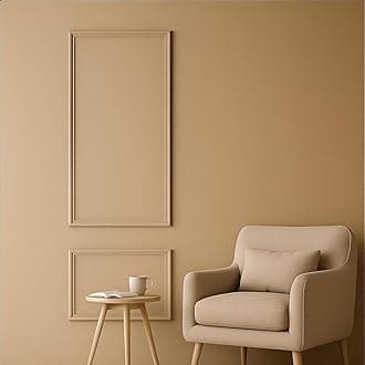 Peel and Stick Ready to Assemble Wall molding kit, All Edges pre-Cut, Factory Primed Wall molding Pieces to Make to Make 1 top 1 Bottom Frames P-1-1