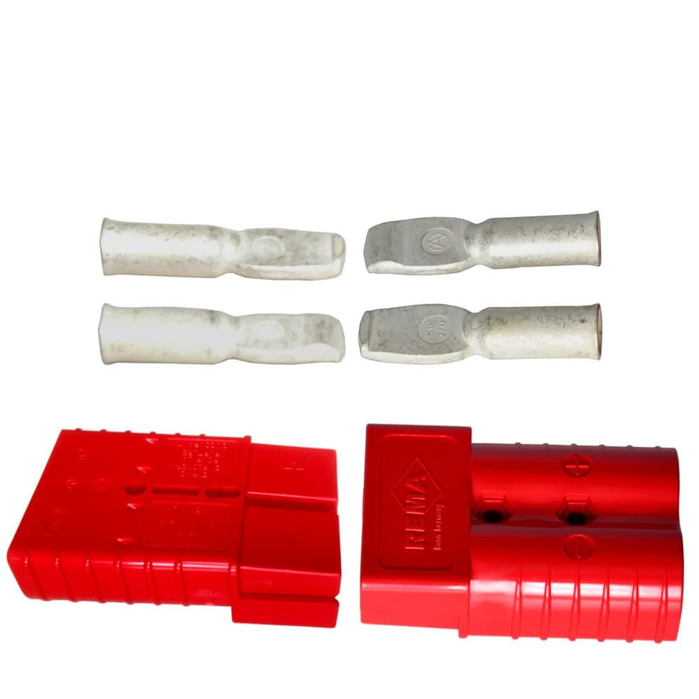 Anderson Battery Plug Set Red 24 V SB 350 Amp 67.4 mm² AWG 2/0 Rema 70 mm²